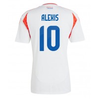 Camisa de Futebol Chile Alexis Sanchez #10 Equipamento Secundário Copa America 2024 Manga Curta